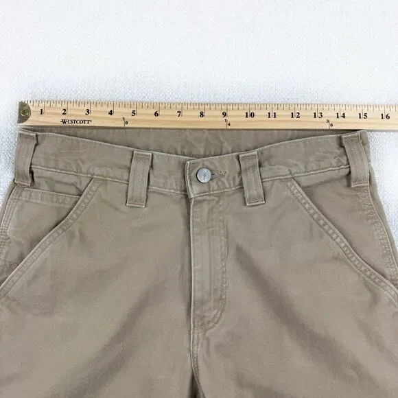 Carhartt B324 DKH Pants Men's 30x30 Work Relaxed Fit Tan Utility Carpenter - Picture 11 of 16